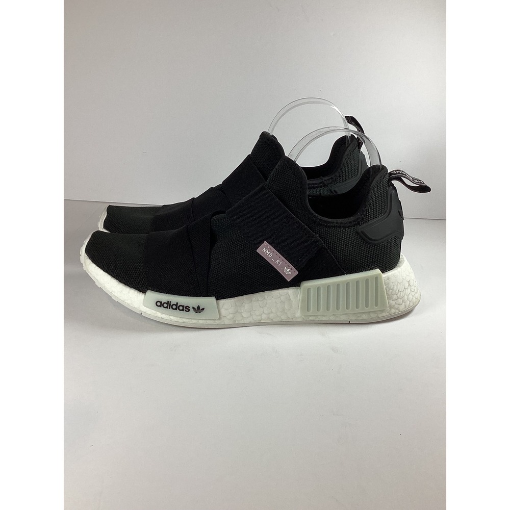 Adidas Women's NMD_R1 Strap Sneakers Size 9 Core Black GW5698